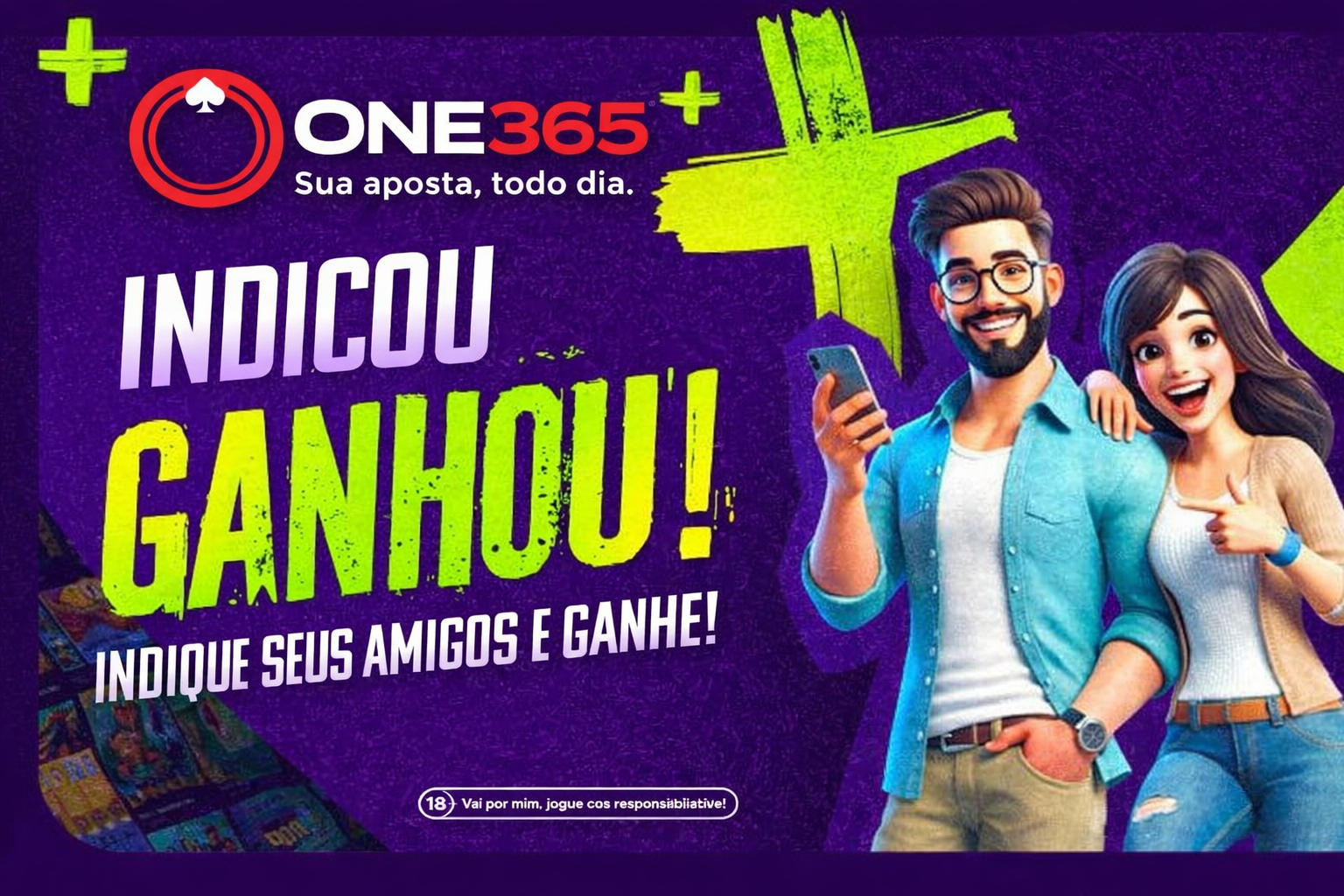 Indique seus amigos e ganhe!!!